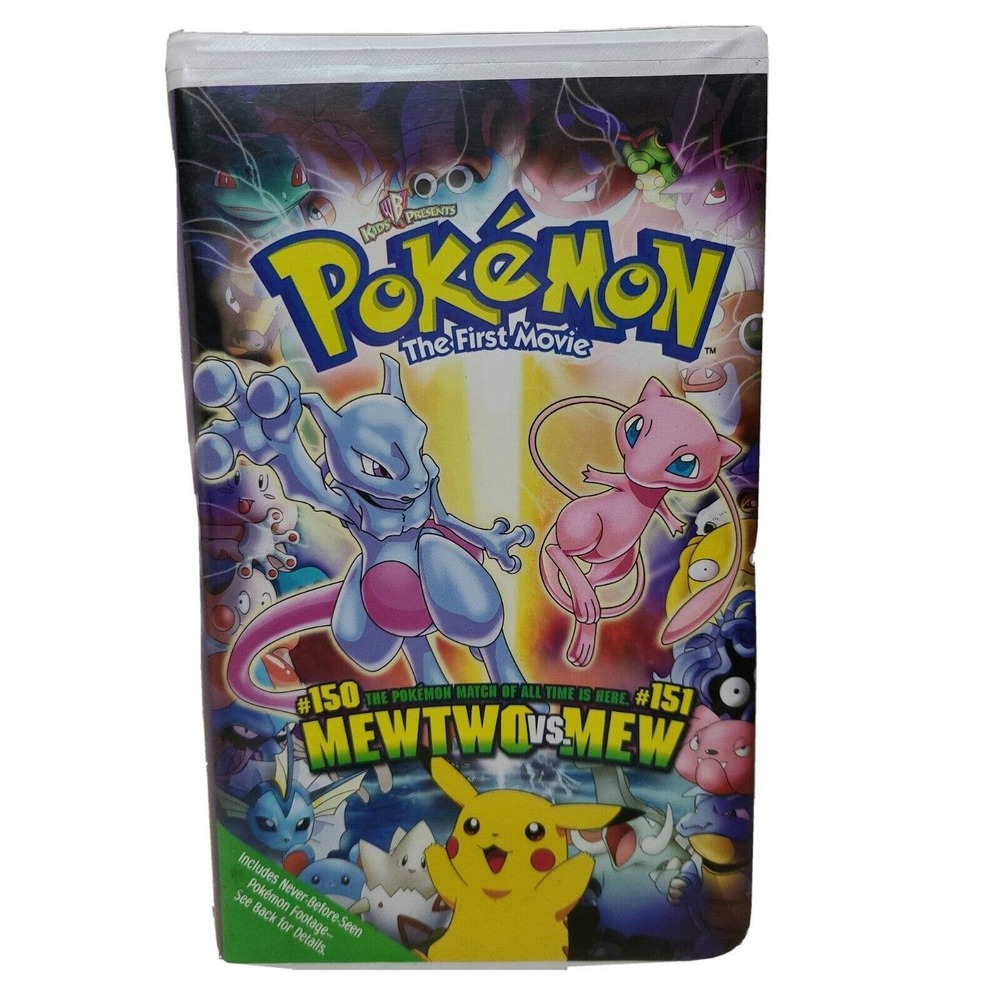 Pokemon the First Movie VHS - Bonus Footage - #150 #151 MEWTWO vs. MEW